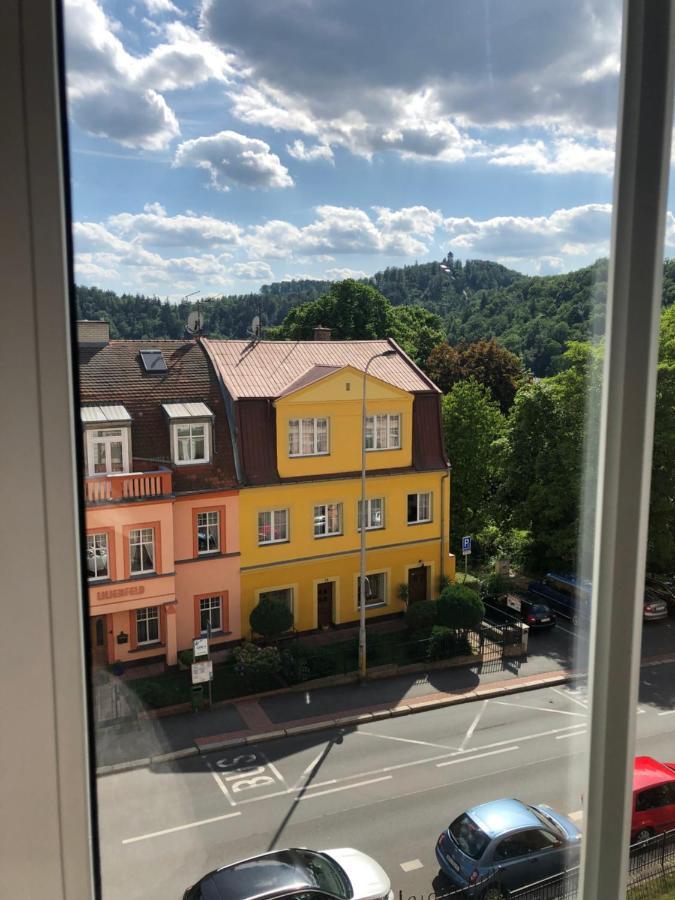 Byt S Krasnou Vyhlidkou Na Hotel Imperial Karlovy Vary Extérieur photo